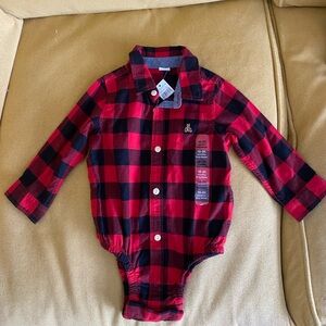 Baby Gap Flannel Onesie